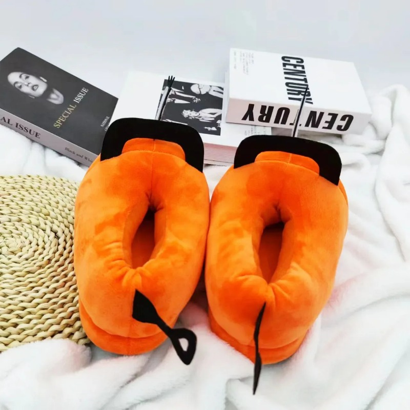 Women Shoes Size To Men - Anime Chainsaw Man Pochita Kapcie Domowe