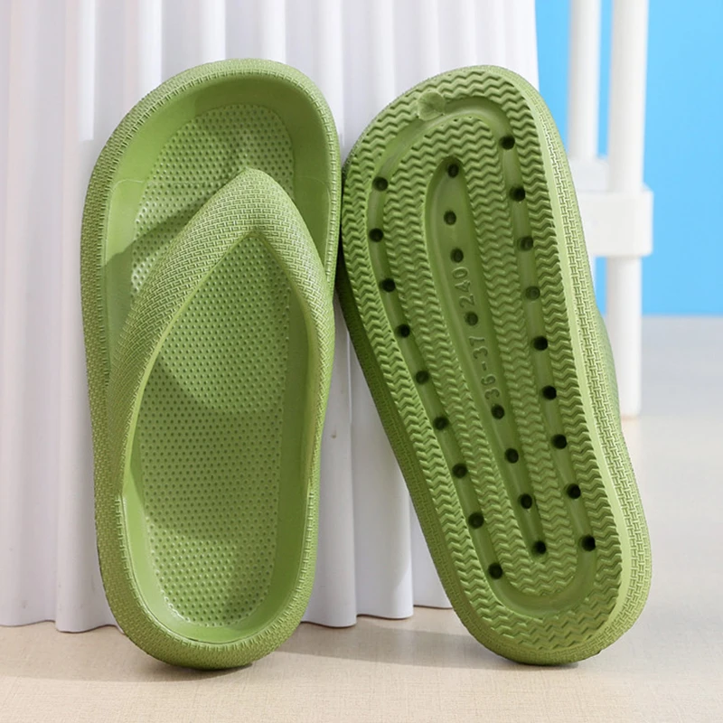 Women Shoes Size To Men - Antypoślizgowe Klapki na Platformie Damskie Lato