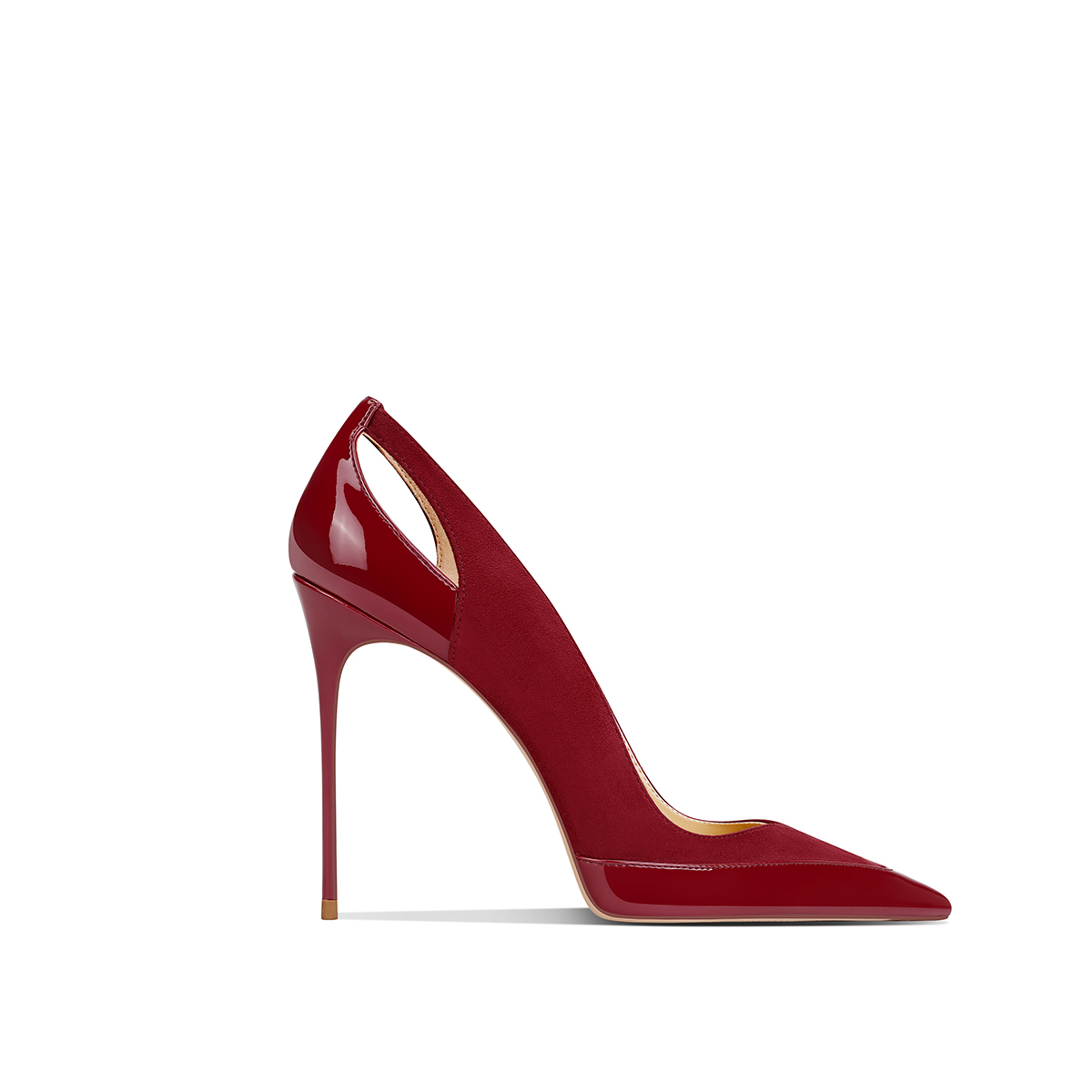 Women'S Shoes To Buy - Nowe czarne lakierowane patchworkowe szpilki z