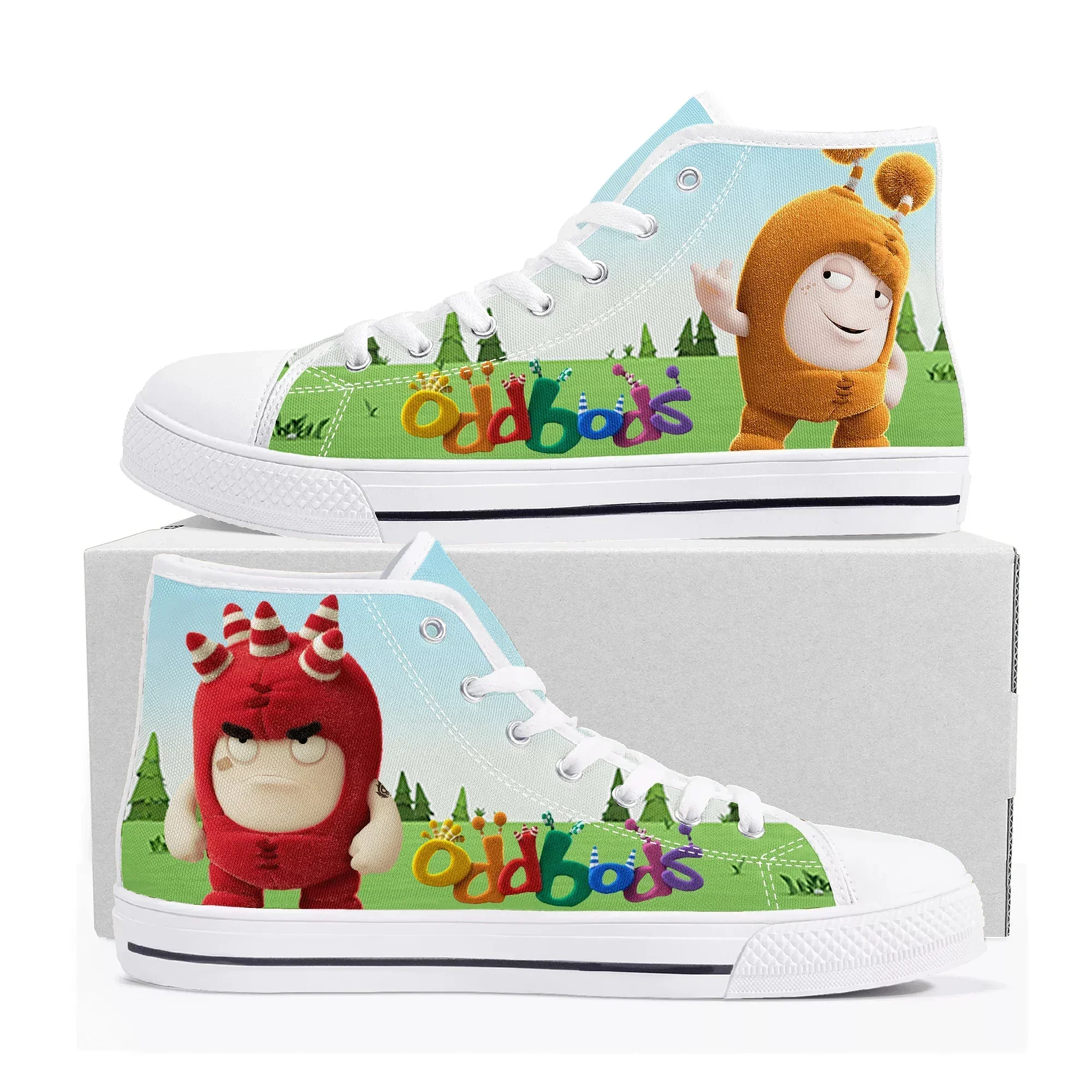 Women Shoes Singapore - Oddbods Trampki Wysokie Męskie Damskie Wysokiej