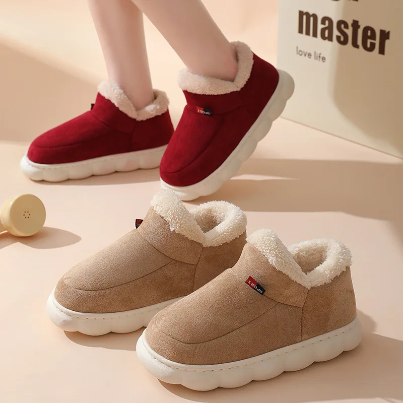 Women Shoes Size To Men - Zimowe, codzienne kapcie męskie 2025, damskie