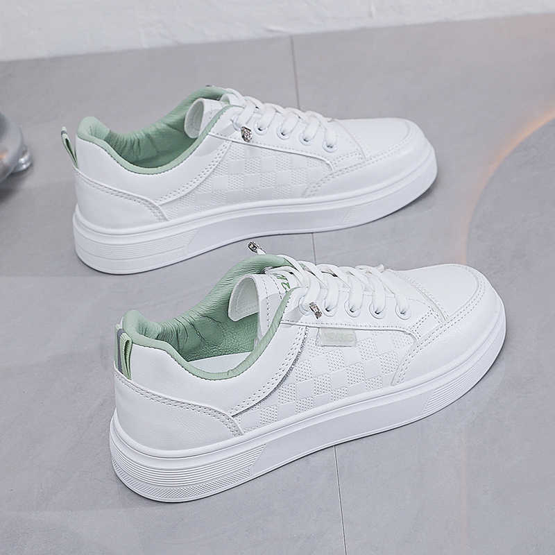 Women'S Shoes To Buy - Jesienne Sneakersy na Grubej Podeszwie Białe