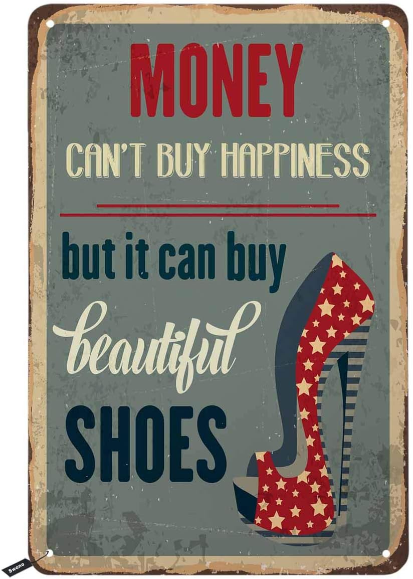 Women'S Shoes To Buy - Tabliczki metalowe Swono Money CanY Buy