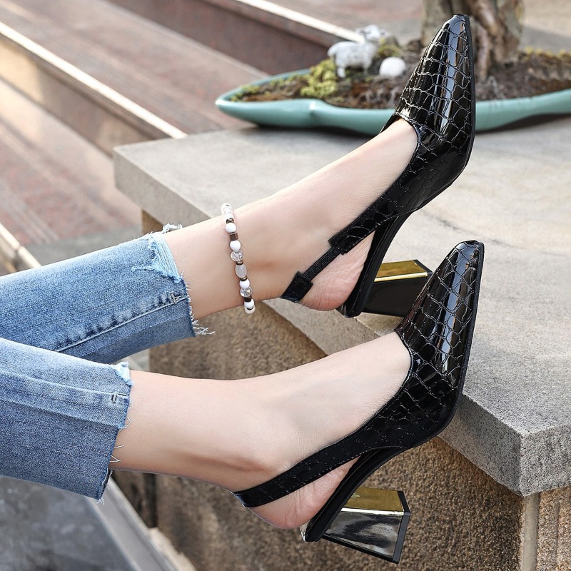 Letnie sandały na wysokim obca – Women Shoes Sandals recenzja i cena