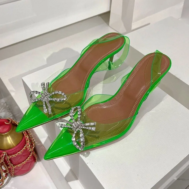 Szpiczaste sandały na cienkim  – Clear Strap Heel recenzja i cena