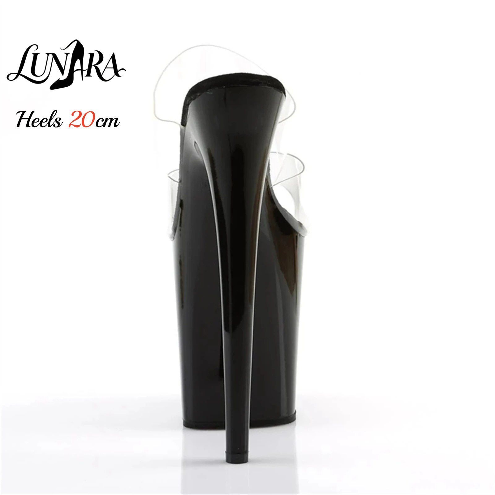 Sandały na platformie 20 cm z  – Clear Strap Heel recenzja i cena