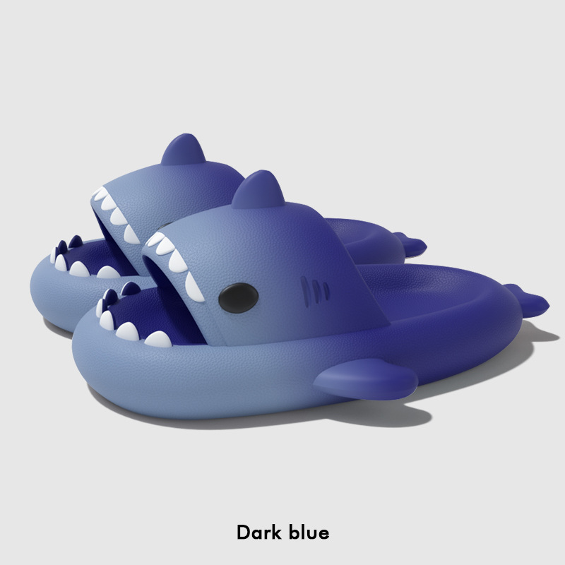 Cute Cartoon Shark kapcie dla  – Women Shoes Sandals recenzja i cena