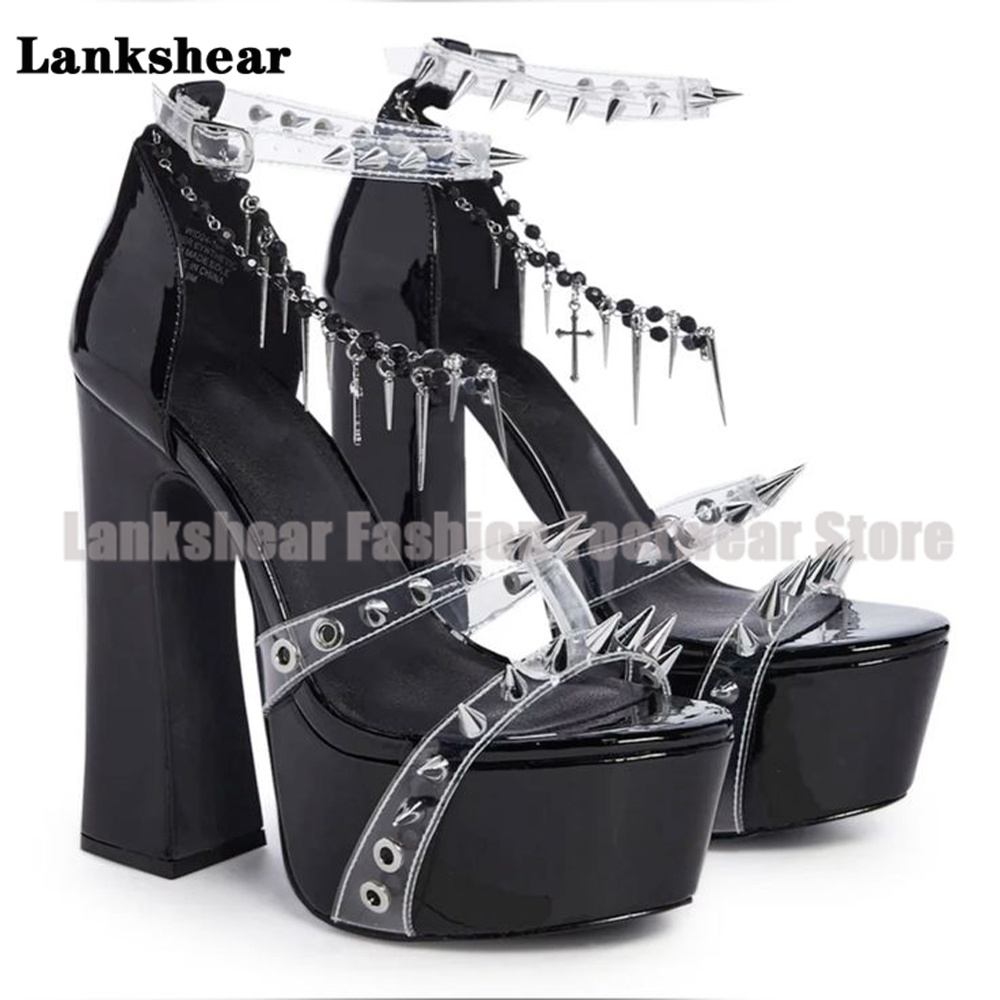 Platformy Sandały z Przezroczy – Clear Strap Heel recenzja i cena
