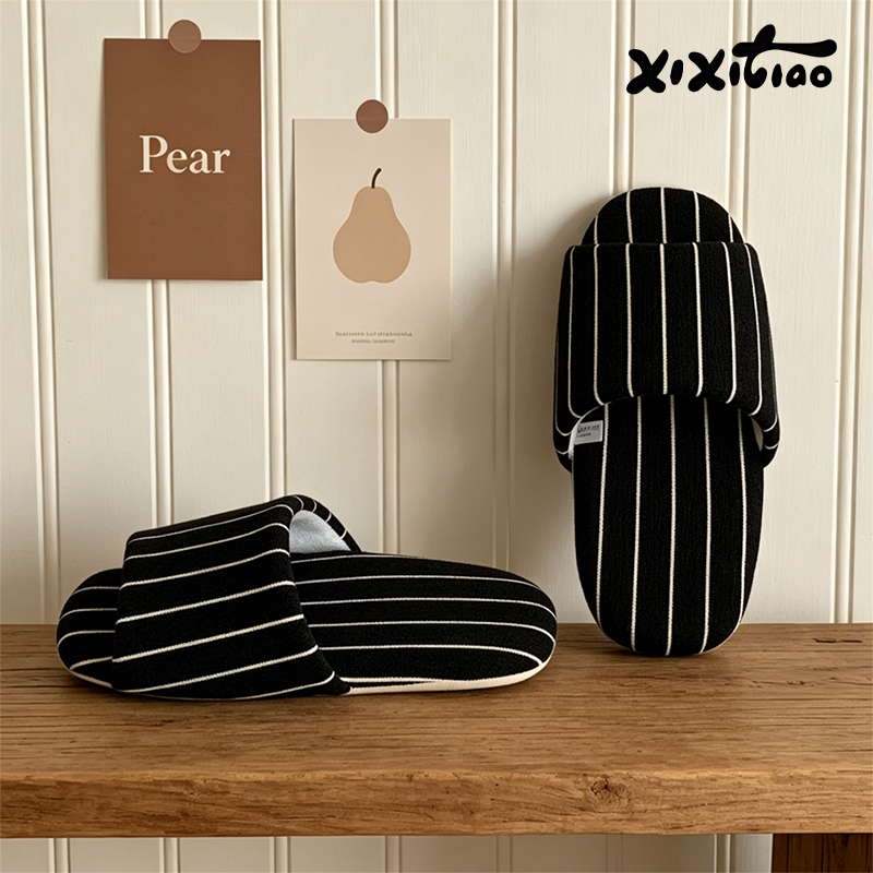 XIXITIAO Pasiaste Kapcie Domow – Women Shoes Size To Men recenzja i cena