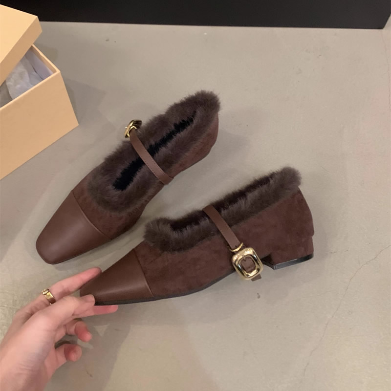 Mokasyny Futrzane Buty Damskie – Women Shoes Winter recenzja i cena