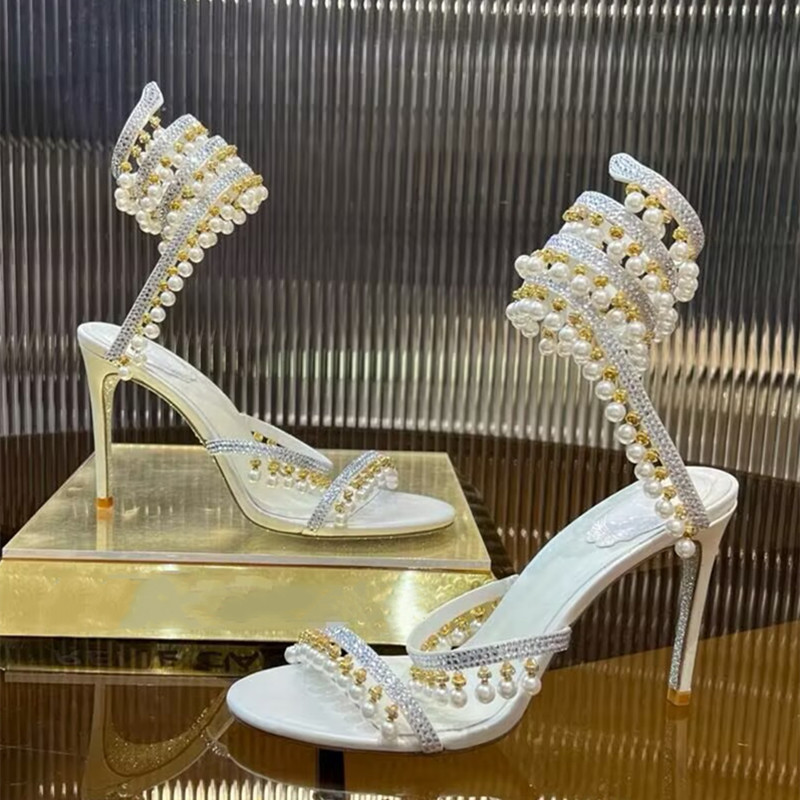 Luksusowe sandały gladiatorki  – Rhinestone Sandal Women recenzja i cena