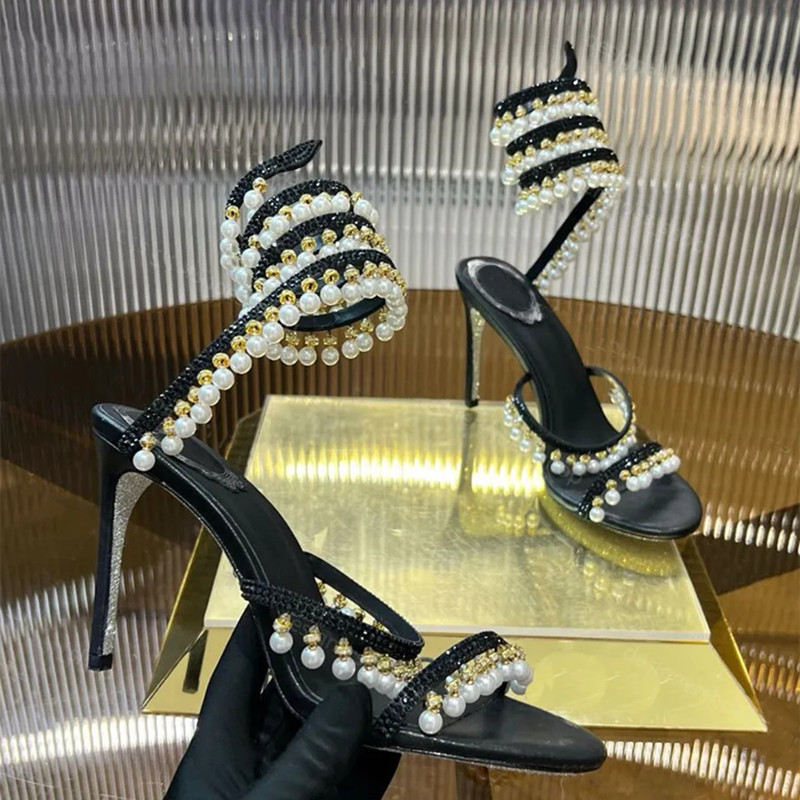Luksusowe sandały gladiatorki  – Rhinestone Sandal Women recenzja i cena