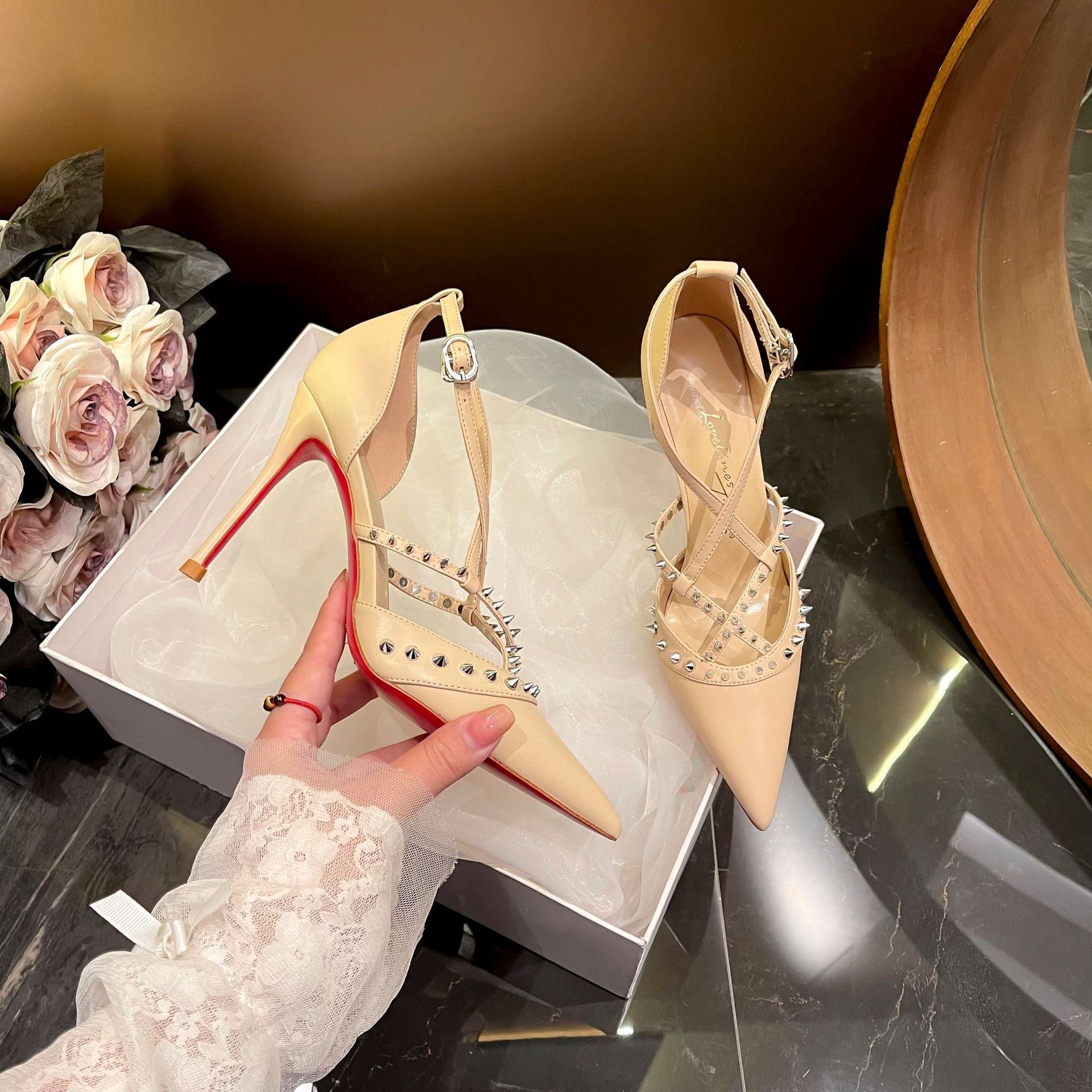 Retro Damskie Sandały Szpilki  – Women Shoes Sandals recenzja i cena