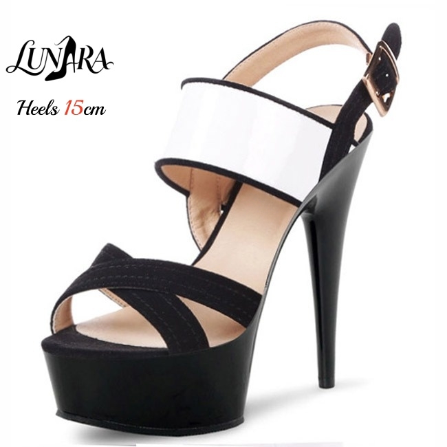 Sandały na platformie 15 cm/6  – Clear Strap Heel recenzja i cena