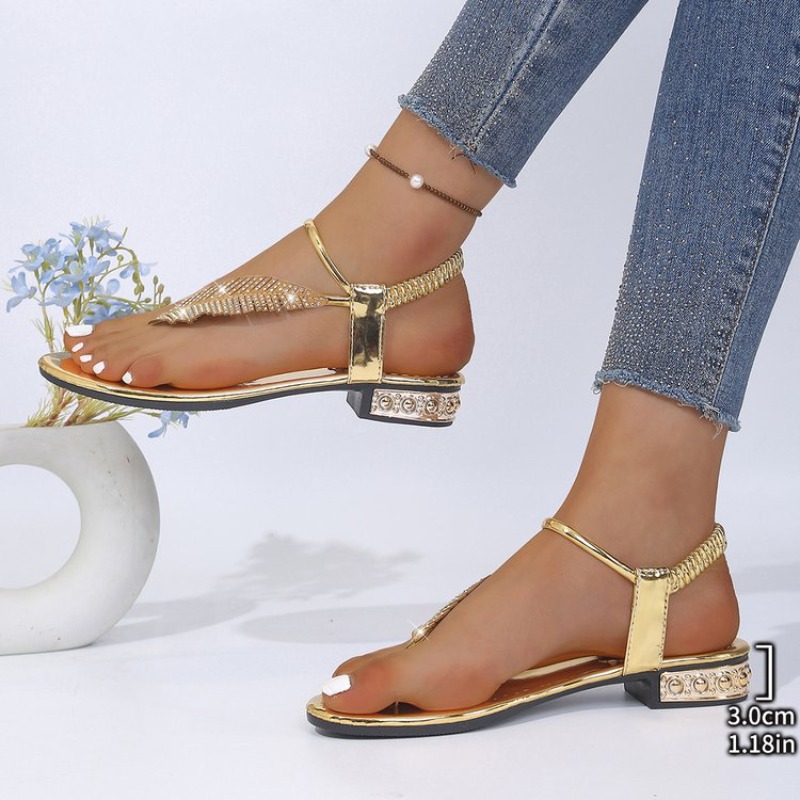 Nowe damskie sandały 2026, mod – Rhinestone Sandal Women recenzja i cena