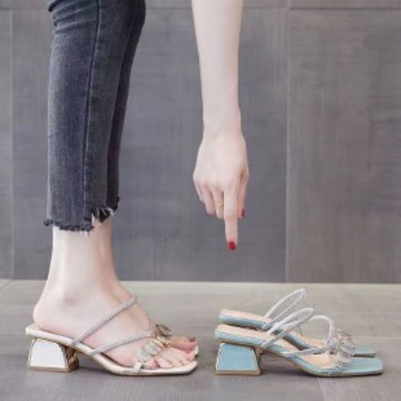 Damskie letnie sandały z przez – Clear Strap Heel recenzja i cena